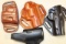 4 ASSORTED LEATHER HOLSTERS