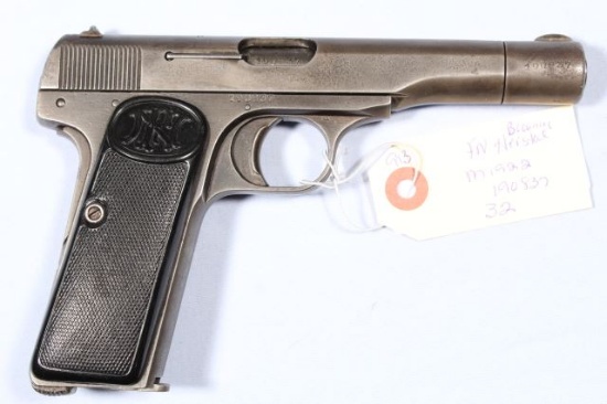 FN HERSTAL MODEL 1922, SN 190837,