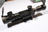 I PROTEC 3-9X32E RED GREEN SCOPE WITH AR MOUNT