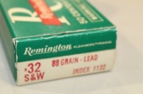 REMINGTON APPROX 50 ROUNDS 32 S&W
