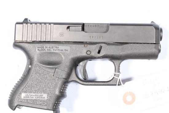GLOCK 27, SN EFK463US,