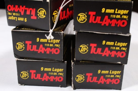 300 ROUNDS 9MM LUGER TULAMMO