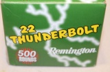 APPROX 500 RDS REMINGTON 22 LR THUNDERBOLT