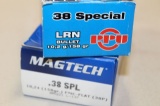 APPROX 100 RDS 38 SPEC PPU LRN 10.2 158 GR &