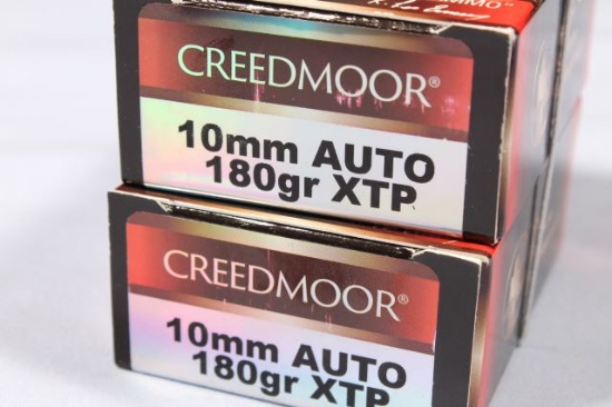 APPROX 40 RDS CREEDMOOR 10 MM AUTO 180 GR XTP