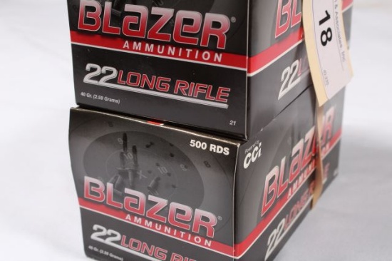 APPROX 1000 RDS BLAZER 22 LR 40 GR