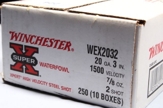 APPROX 250 RDS WINCHESTER 20 GA 3 IN 7/8 OZ STEEL