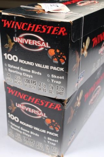 200 ROUNDS 2 VALUE PACKS FEDERAL 20 GA
