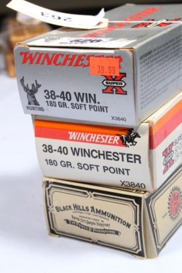 APPROX 150 ROUNDS 38-40 WIN