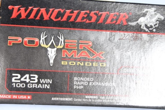 APPROX 20 ROUNDS WINCHESTER 243