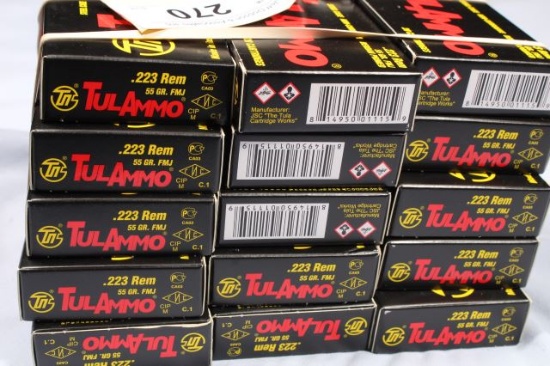 APPROX 300 RDS TULAMMO 223