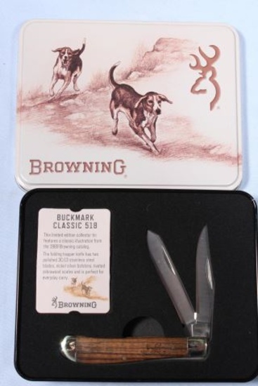 BROWNING BUCKMARK CLASSIC 518 2 BLADE TRAPPER