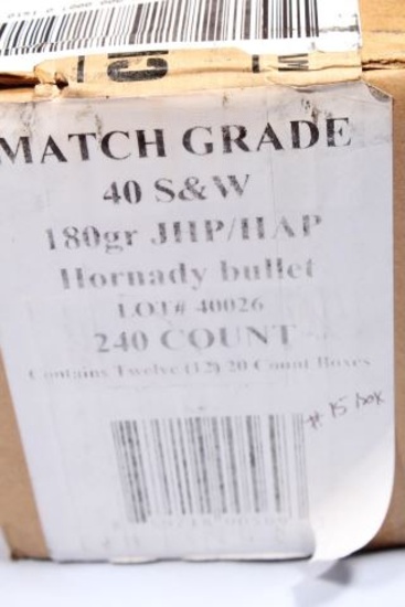 APPROX 240 RDS CREEDMORE 40 S&W