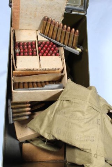 APPROX 400 ROUNDS 30 CAL IN AMMO CAN