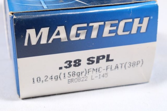 APPROX 50 ROUNDS MAGTECH  38 SPECIAL