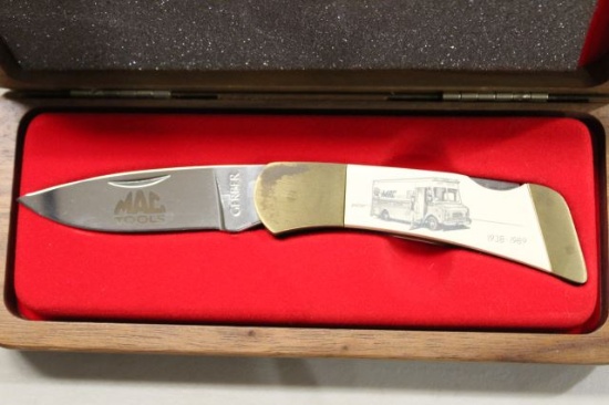 GERBER MAC TOOLS 1938-1989 IN WOOD BOX
