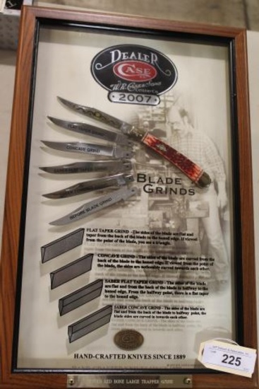 CASE 2007 BLADE GRINDS DISPLAY