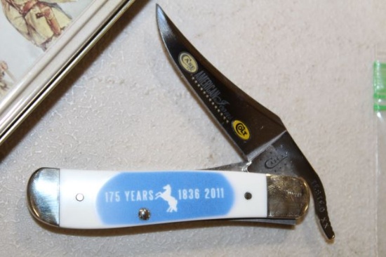 CASE COLT 175 YEARS 1836-2011 KNIFE IN TIN
