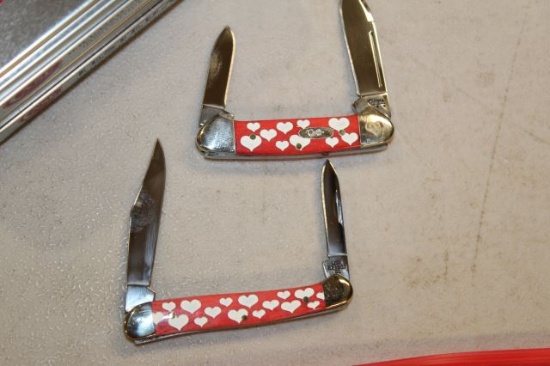 CASE HAPPY VALENTINES DAY KNIVES IN TIN