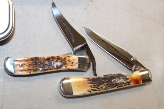 CASE TRAPPERLOCK STAG & RUSSLOCK AMBER