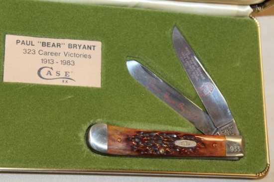 CASE PAUL BEAR BRYANT 323 CAREER VICTORIES