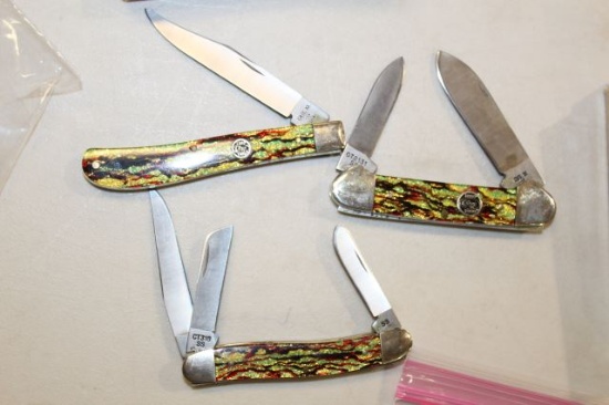 CASE 1 BLADE, 2 BLADE AND 3 BLADE KNIVES 1889-1989