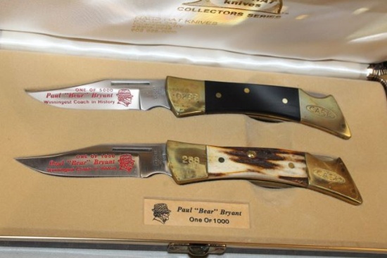 CASE HARD HAT KNIVES 1 OF 1000 PAUL BEAR BRYANT