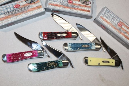 CASE RUSSLOCK MAGENTA, YELO, OLD RED, BLUE