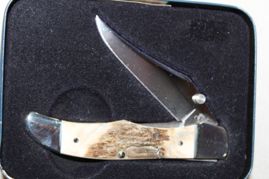CASE MID FLDG LOCK KNIFE IN TIN
