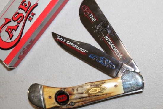 CASE 2 BLADE STAG 1987 DALE EARNHARDT