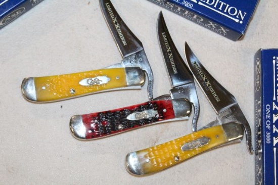 CASE RUSSLOCK CRIMSON & 2 MARIGOLD