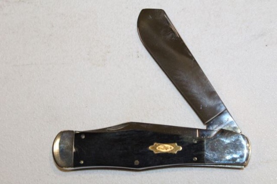 CASE 2 BLADE BLACK KNIFE