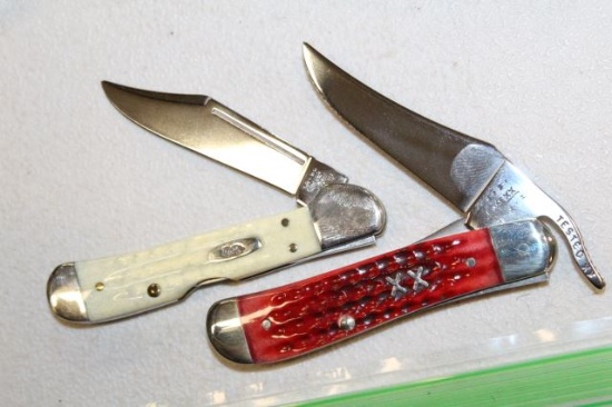 CASE RUSSLOCK & 1 BLADE KNIFE