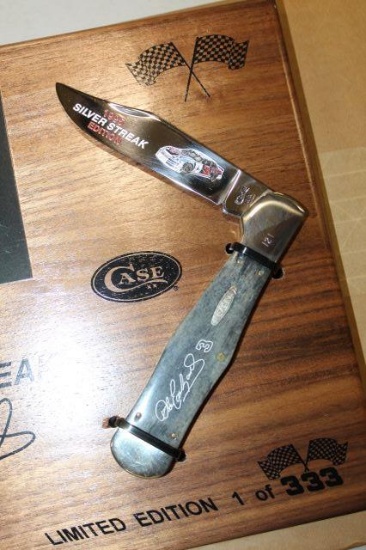 CASE 1995 DALE EARNHARDT SILVER STREAK KNIFE