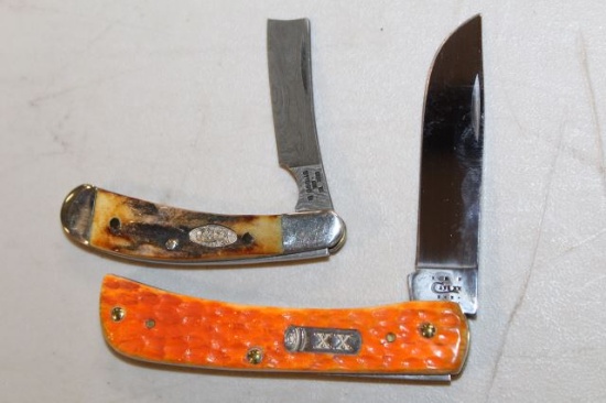 CASE SOD BUSTER PERSIM ORANGE & 1 BLADE POCKET