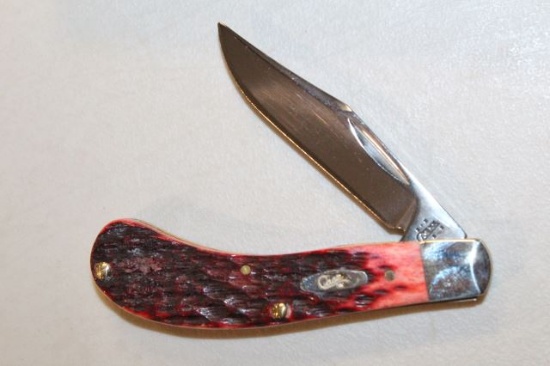 CASE SADDLEHORN TESTED RED