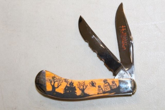 CASE HAPPY HALLOWEEN SADDLEHORN PERSIM ORANGE