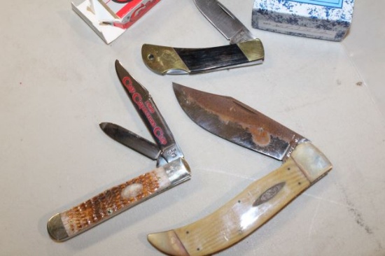 3 CASE KNIVES AS IS