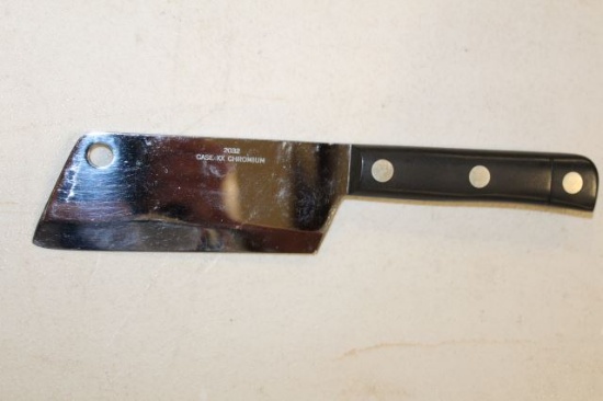 CASE XX 2032 CHROMIUM MED SIZE MEAT CLEAVER