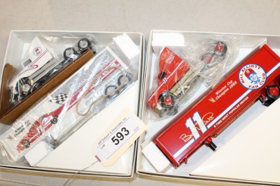 2 WINROSS BILL ELLIOTT DIE CAST TRUCK