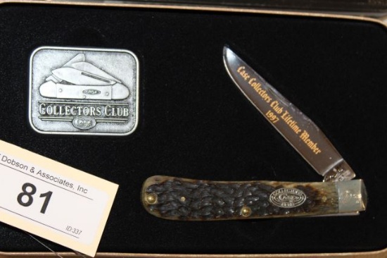 CASE 1997 COLLECTORS CLUB LIFETIME MEMBER IN TIN