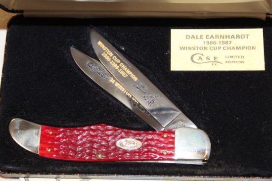 CASE 1986-1987 DALE EARNHARDT WINSTON CUP KNIFE