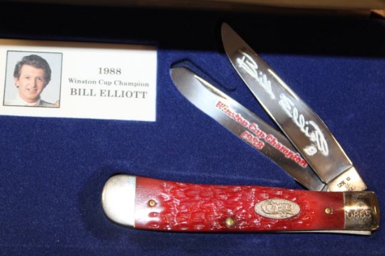 CASE 1988 BILL ELLIOTT WINSTON CUP CHAMPION KNIFE