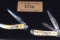 CASE FATHER & SON TOOTHPICK & PEANUT 2 KNIFE SET