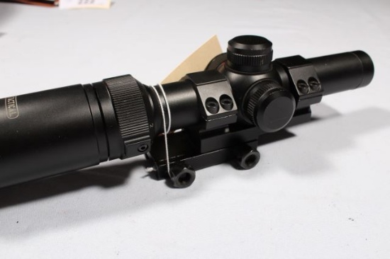 CENTER POINT TACTICAL 1-4 X 20 RED /GREEN SCOPE W/