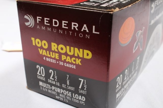 100 RDS WINCHESTER UNIVERSAL 20 GA