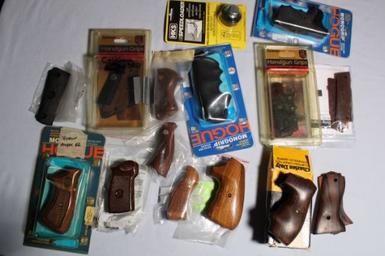 ASSORTED SMITH & WESSON, COLT & TAURUS GRIPS
