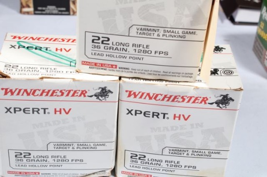 APPROX 1500 ROUNDS WINCHESTER XPERT HV 22 CAL