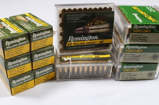 APPROX 800 ROUNDS REMINGTON YELLOW JACKET & SUB