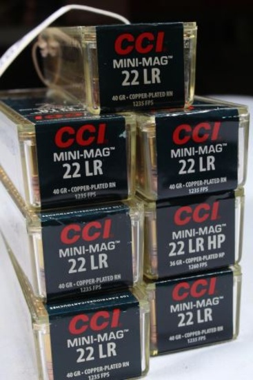 UNOPENED CCI MINI MAG 22 LR 40 GRAIN 700 ROUNDS